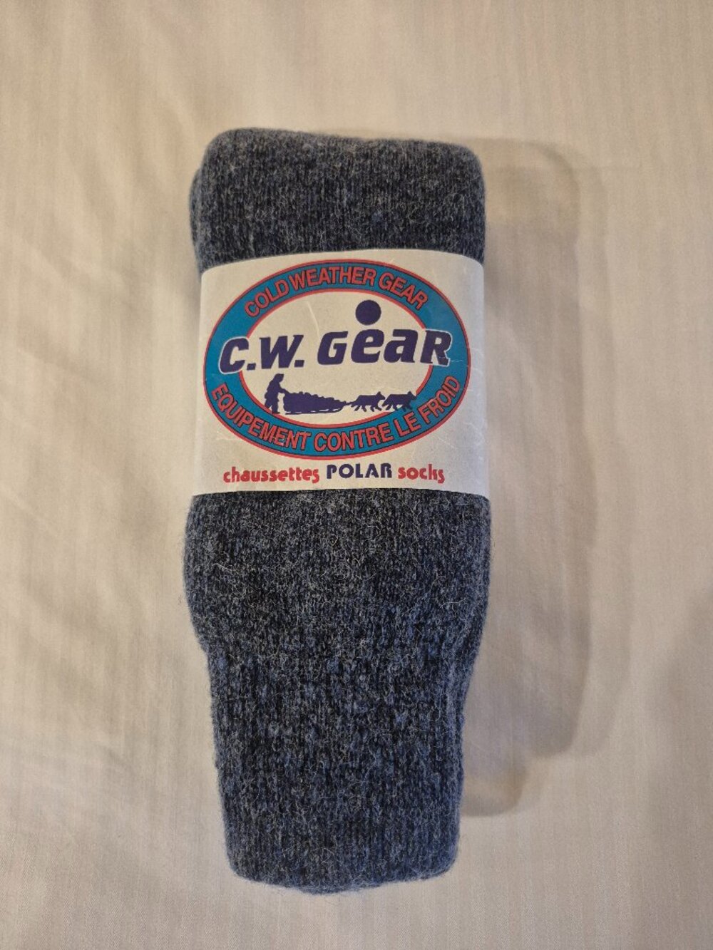 C.W. GEAR Polar Wool Blend Cold Weather Socks Size 9-11 NWT Winter Hiking